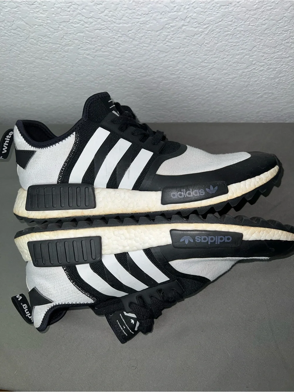Adidas Originals x White Mountaineering NMD Trail Sneakers | Black & White